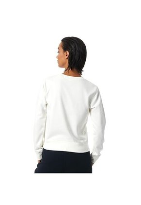 Sueter New Balance Essentials Crew Para Mujer-Blanco