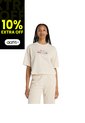 Camisas Deportivas New Balance Originals Relaxed Beige Mujer de New Balance