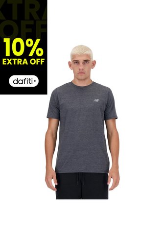 Camisa Deportiva New Balance Original Essential Negro Hombre New Balance