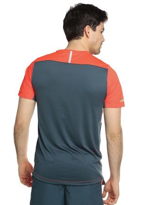 Camiseta Naranja-Negro New Balance Nb Ice SS