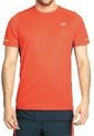 Camiseta Naranja-Negro New Balance Nb Ice SS de New Balance