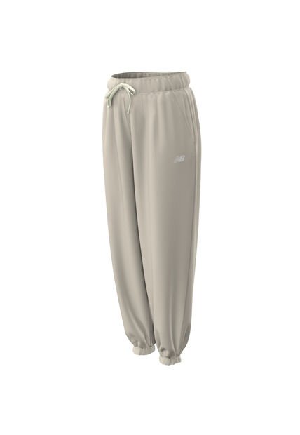 Pantalon Casual New Balance Original Athletics Beige Mujer