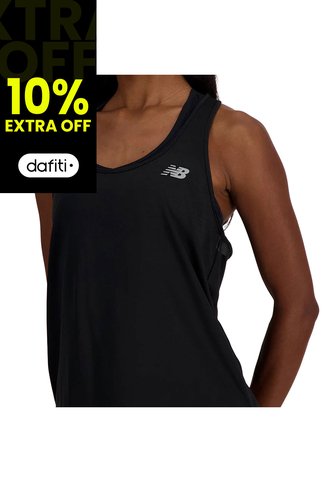 Camisa Deportiva New Balance Originales Ess Tank Negro Mujer New Balance