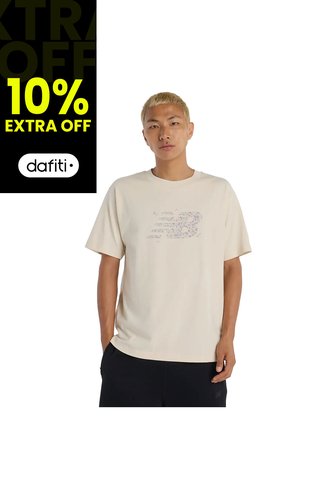 Camisa Deportiva New Balance Original Athletics Beige Hombre New Balance