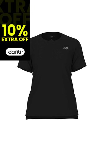 Camisa Deportiva New Balance Original Essentials Negro Mujer New Balance