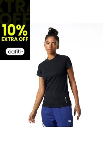 Camisa Deportiva New Balance Original PerfectRib Negro Mujer New Balance