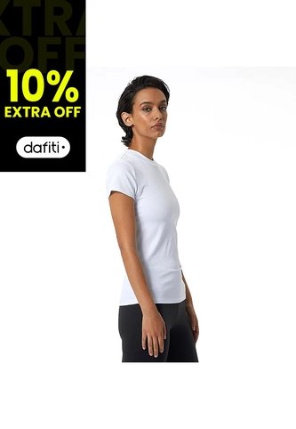 Camisa Deportiva New Balance Original Perf Blanco Para Mujer New Balance