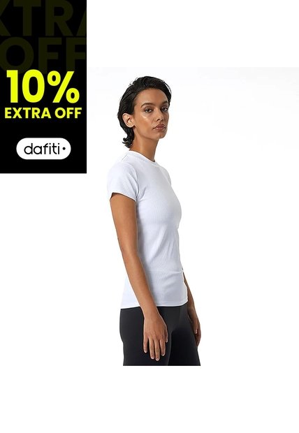 Camisa Deportiva New Balance Original Perf Blanco Para Mujer