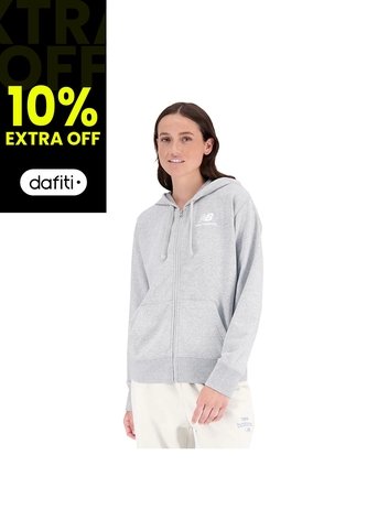 Chaqueta Deportiva Marca New Balance Essentials Gris Mujer New Balance