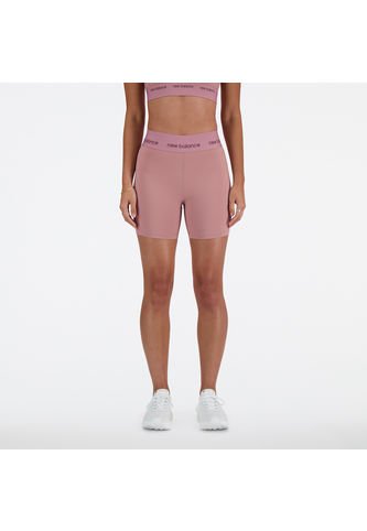 Pantaloneta New Balance Original Tiro Alto Rosa Para Mujer New Balance