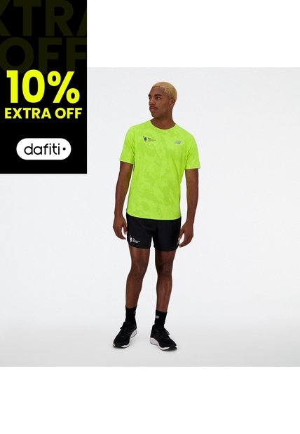 Camisa Deportiva New Balance Original Better Verde Hombre