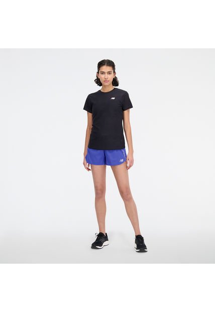 Pantaloneta New Balance Original Impact Run Azul Para Mujer