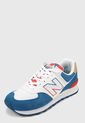 Tenis Lifestyle Azul-Blanco-Rojo New Balance 574 de New Balance