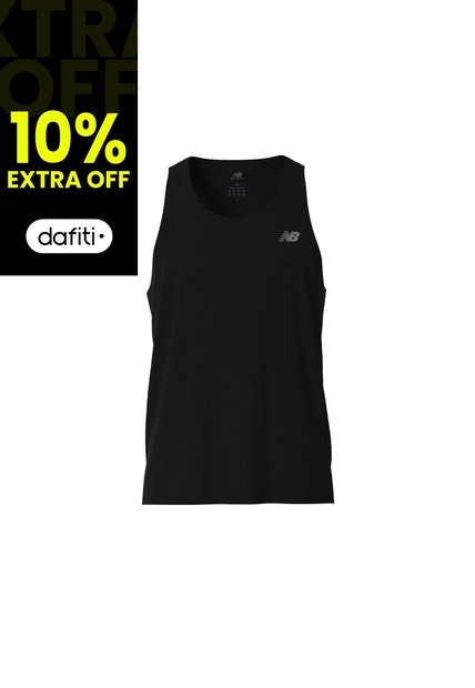 Camisa Tshirt Marca New Balance Sport Singlet Negro Hombre