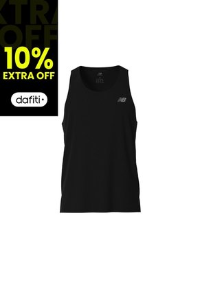 Camisa Tshirt Marca New Balance Sport Singlet Negro Hombre