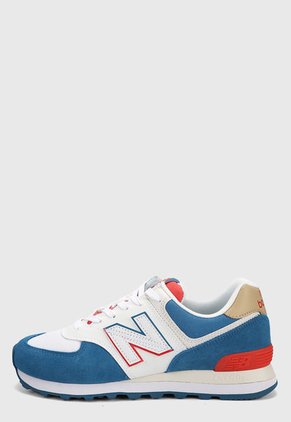 Tenis Lifestyle Azul-Blanco-Rojo New Balance 574