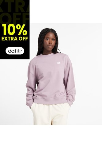 Sueter Marca New Balance Sport Essential Original Lila Mujer New Balance