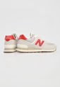 Tenis Lifestyle Gris-Rojo-Beige New Balance 574 de New Balance