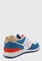 Tenis Lifestyle Azul-Blanco-Rojo New Balance 574 de New Balance