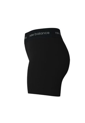 Pantaloneta Marca New Balance Original Tiro Alto Negro Mujer