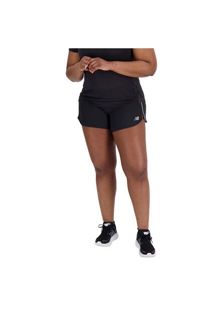 Pantaloneta New Balance Original Impact Run Negro Para Mujer