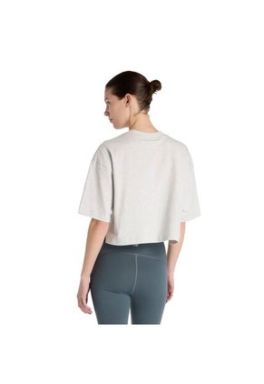 Camisa Deportiva New Balance Original PremiumLogo Gris Mujer