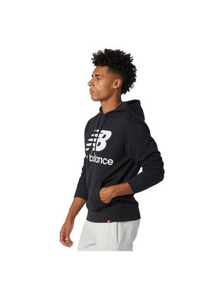 Hoodie New Balance Originals Essentials Stacked Negro Hombre