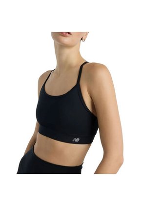 Top Deportivo New Balance Original Ess Yoga Negro Para Mujer