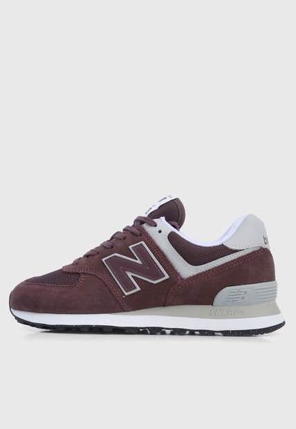 Tenis Lifestyle Vinotinto-Gris-Blanco New Balance 574