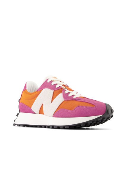 Tenis Deportivos New Balance Original 327 Naranja Para Mujer