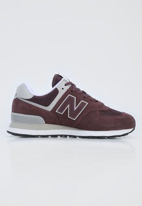 Tenis Lifestyle Vinotinto-Gris-Blanco New Balance 574