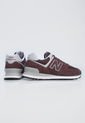 Tenis Lifestyle Vinotinto-Gris-Blanco New Balance 574 de New Balance