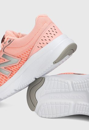 Tenis Running Rosa-Blanco-Gris New Balance 411