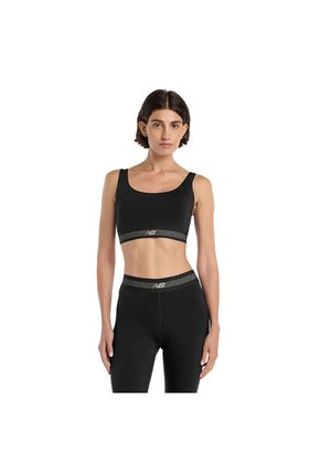 Top Deportivo New Balance Original AC Train Negro Para Mujer