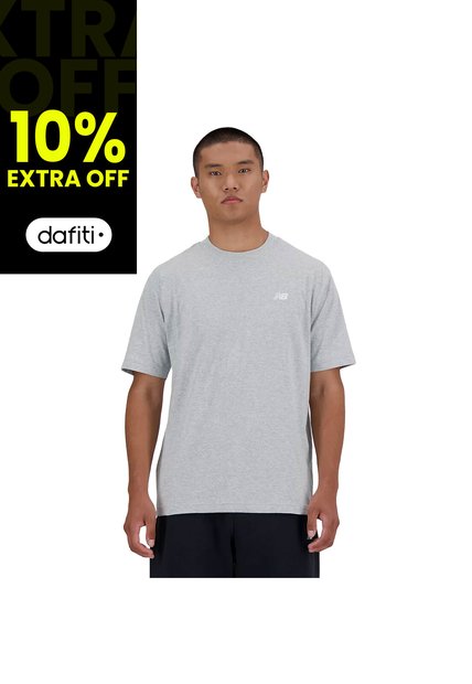 Camisa Deportiva New Balance Original Essentials Gris Hombre