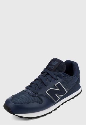 Tenis Lifestyle Azul Navy-Blanco New Balance GM500