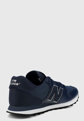 Tenis Lifestyle Azul Navy-Blanco New Balance GM500