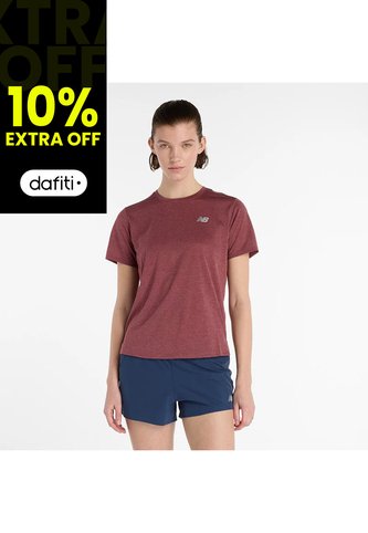 Camisa Deportiva New Balance Originales Athletics Rojo Mujer New Balance