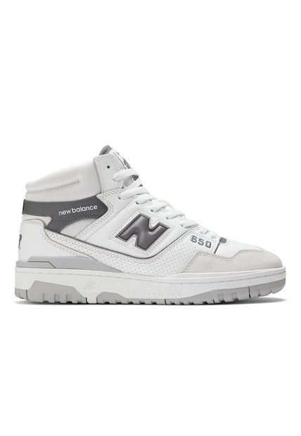 Tenis Deportivos New Balance Original 650 Blanco/Gris Hombre
