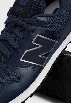 Tenis Lifestyle Azul Navy-Blanco New Balance GM500