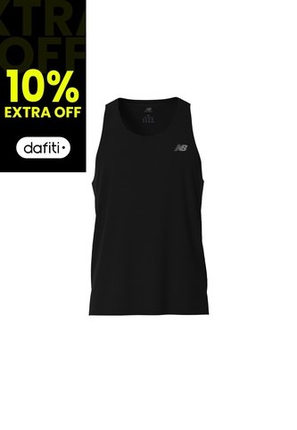Camisa Tshirt Marca New Balance Sport Singlet Negro Hombre New Balance