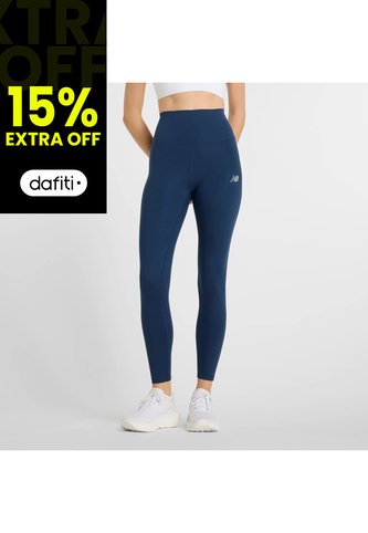 Leggings New Balance Originales Harmony High Rise Azul Mujer New Balance