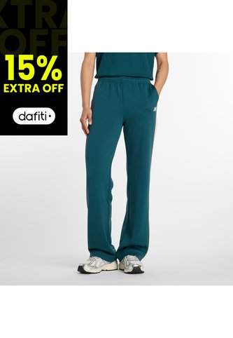Pantalon Deportivo NewBalance Original Interlock Verde Mujer New Balance