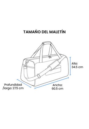 Maletin New Balance Team Duffel Medium-Gris