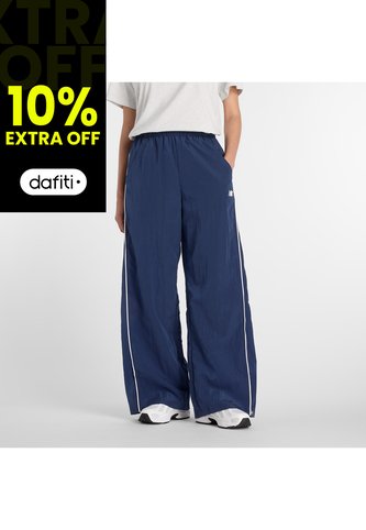 Pantalon Deportivos New Balance Originales Legacy Azul Mujer New Balance