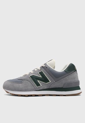Tenis Lifestyle Gris-Verde-Marfil New Balance 574
