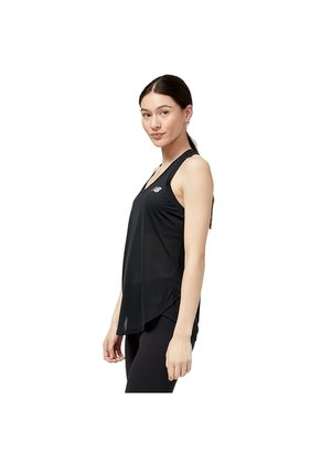 Camisa Deportiva New Balance Original Accelerate Negro Mujer