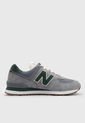 Tenis Lifestyle Gris-Verde-Marfil New Balance 574 de New Balance