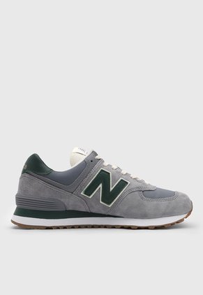 Tenis Lifestyle Gris-Verde-Marfil New Balance 574