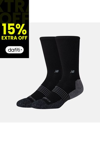 Medias Deportivas New Balance Original Crew 2-P Negro Unisex New Balance